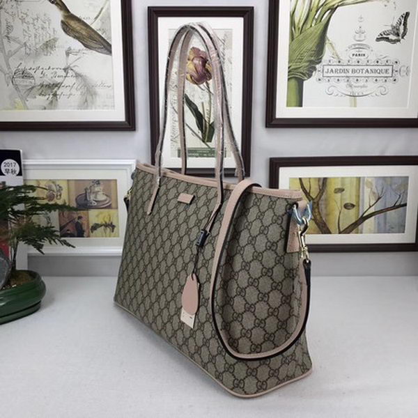 Gucci GG Supreme Canvas Tote Bag 353437 Camel