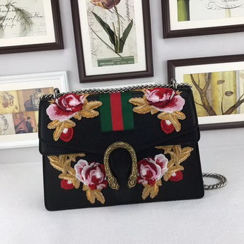 Gucci Dionysus Embroidered Leather Shoulder Bag ‎403348&#