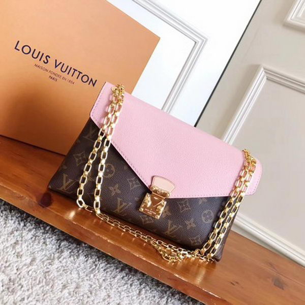 Louis Vuitton Monogram Canvas Pallas Chain Cerise M41201 Pink
