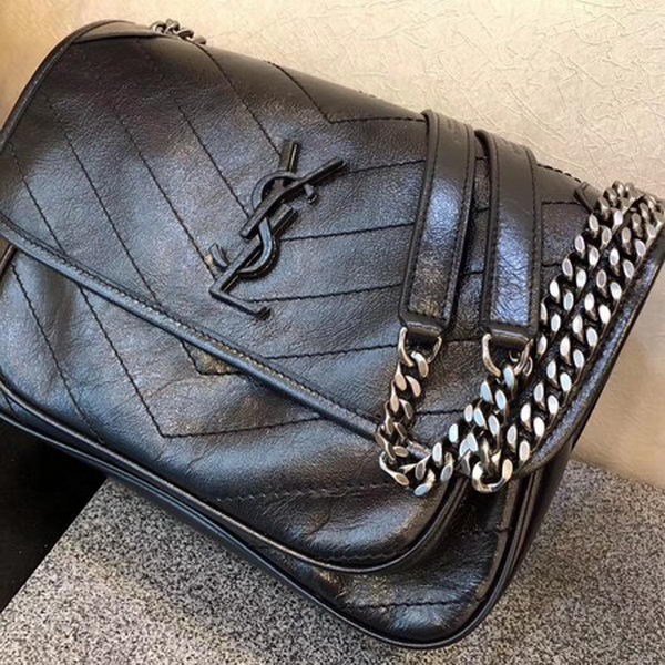 Yves Saint Laurent Medium Niki Chain Bag 498894 Black