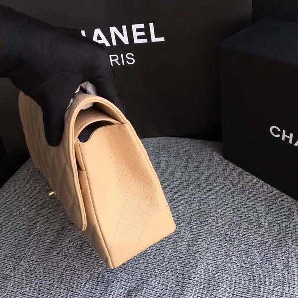 Chanel Flap Shoulder Bags Camel Original Calfskin Leather CF1113 Gold Chanel Flap Shoulder Bags Camel Original Calfskin Leather CF1113 Gold