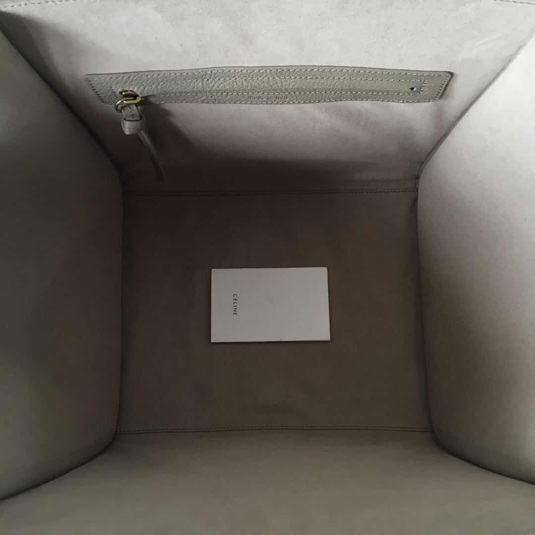 Celine Luggage Phantom Tote Bag Calfskin Leather CT3372 Grey