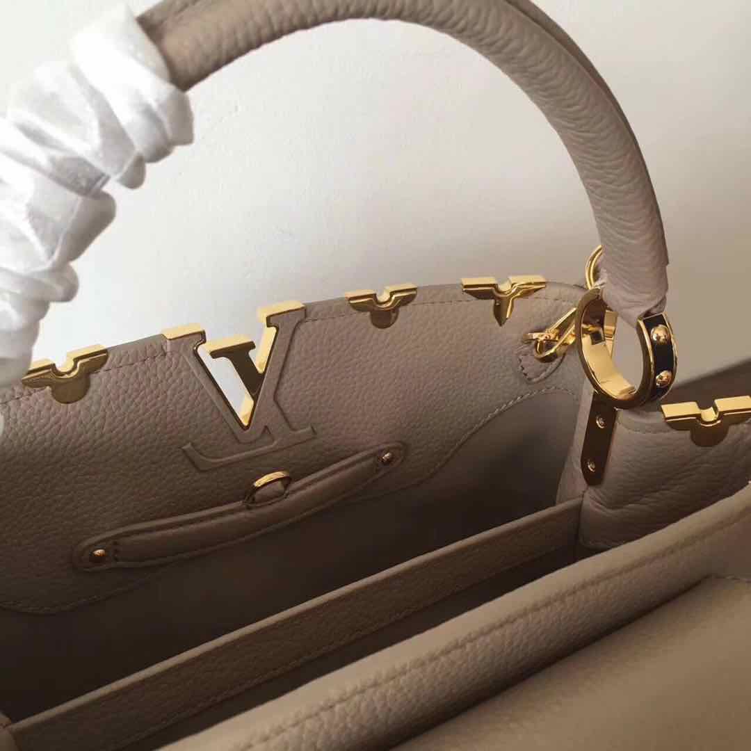 Louis Vuitton original Elegant Capucines BB Bags M94517 grey