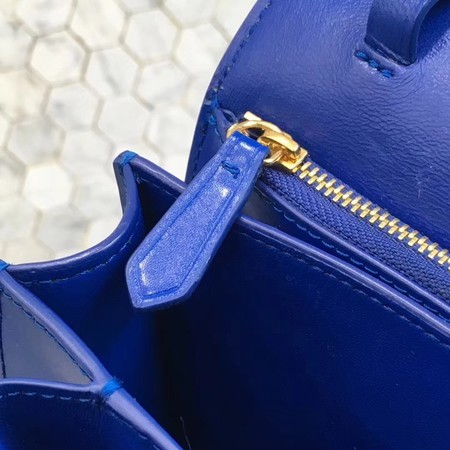 Celine Classic Box Flap Bag Original Calfskin Leather 5698 Blue