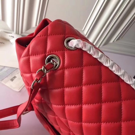 Chanel Backpack Original Sheepskin Leather 91122 Red