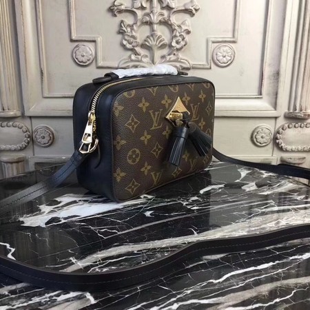 Louis Vuitton Monogram Canvas Shoulder Bag 44258 Black