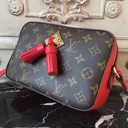 Louis Vuitton Monogram Canvas Shoulder Bag 44258 Red