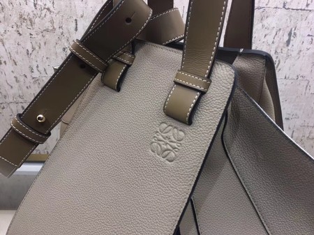 Loewe Hammock Calfskin Leather Tote Bag A9128 Khaki