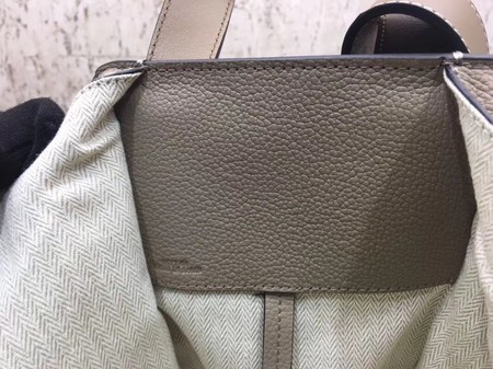 Loewe Hammock Calfskin Leather Tote Bag A9128 Khaki