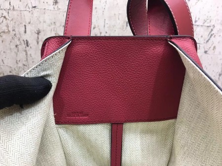 Loewe Hammock Calfskin Leather Tote Bag A9128 Red