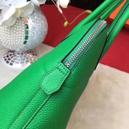 Hermes Bolide Original Leather Tote Bag B1007 Green