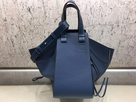 Loewe Hammock Bag Original Leather A9128 Blue