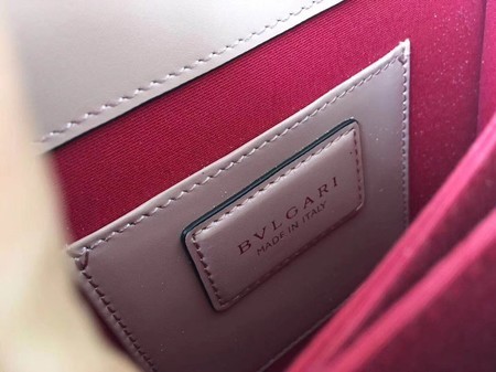 BVLGARI Original Calfskin Leather Tote Bag 3781 Pink