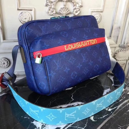 Louis Vuitton Monogram Canvas MESSNGER Bag 43845 Blue