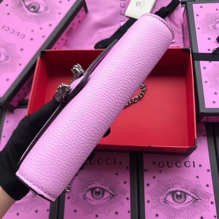 Gucci Calfskin Leather Shoulder Bag 401231 Pink