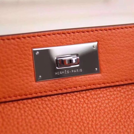Hermes Toolbox Togo Bag Original Leather 3259 Orange