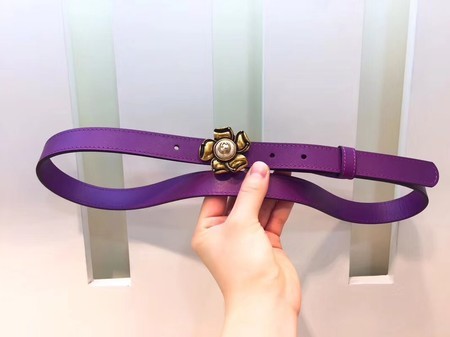 Gucci 20MM Leather Belt 414518 Purple