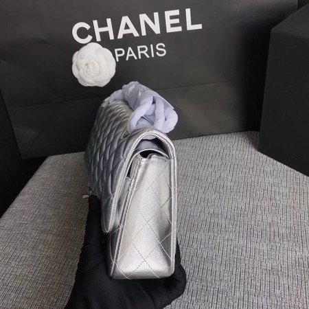 Chanel Flap Shoulder Bag Original Sheepskin Leather CF1112 Silver