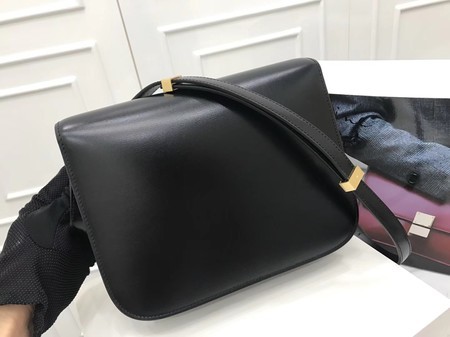 Celine Classic Box Flap Bag Original Calfskin Leather 3378 Black