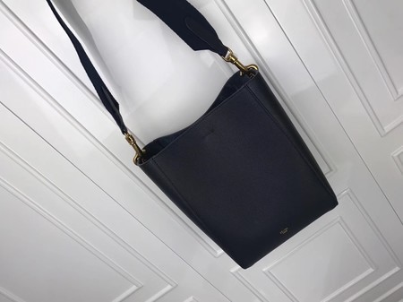 Celine Cabas Phantom Bags Original Calfskin Leather 3370 Blue