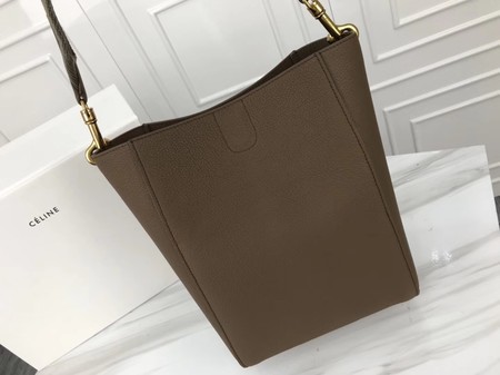 Celine Cabas Phantom Bags Original Calfskin Leather 3370 Khaki