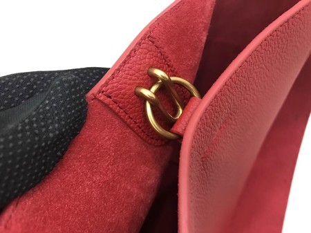Celine Cabas Phantom Bags Original Calfskin Leather 3370 Red
