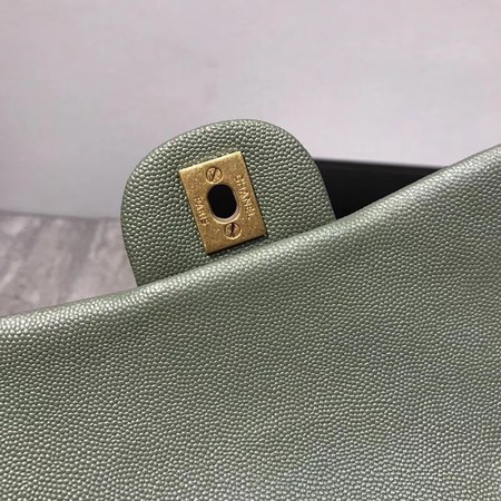 Chanel Flap Shoulder Bag Original Caviar Leather CF1116 green