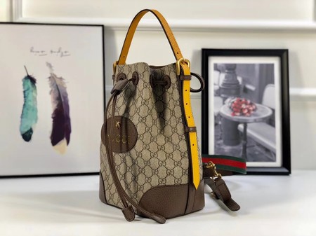 Gucci GG canvas ophidia supreme small shoulder bag PVC 473875 brown