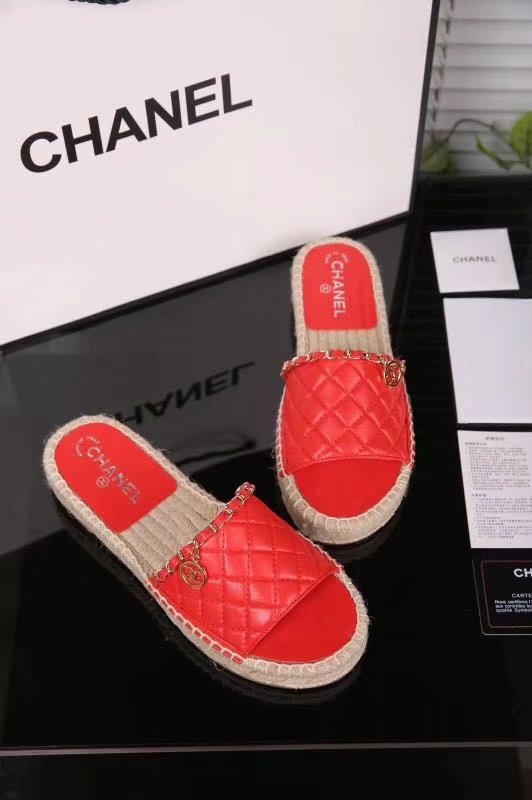 Chanel Slippers CH2283TZ red