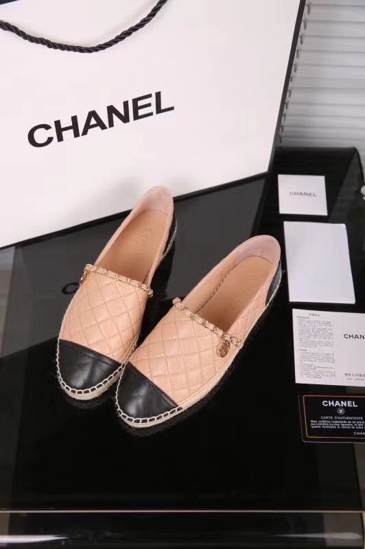 Chanel Casual Shoes CH2285TZ Apricot&Black