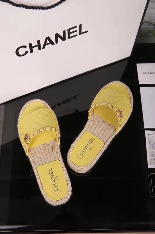 Chanel Slippers CH2283TZ yellow