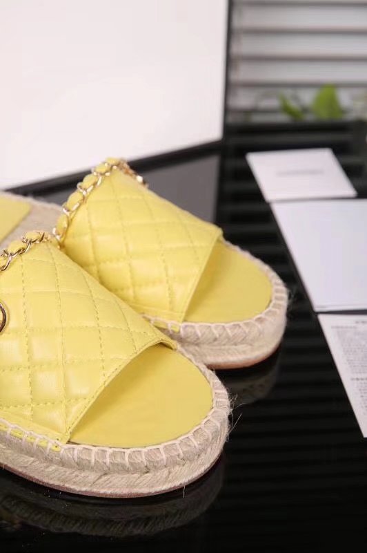 Chanel Slippers CH2283TZ yellow