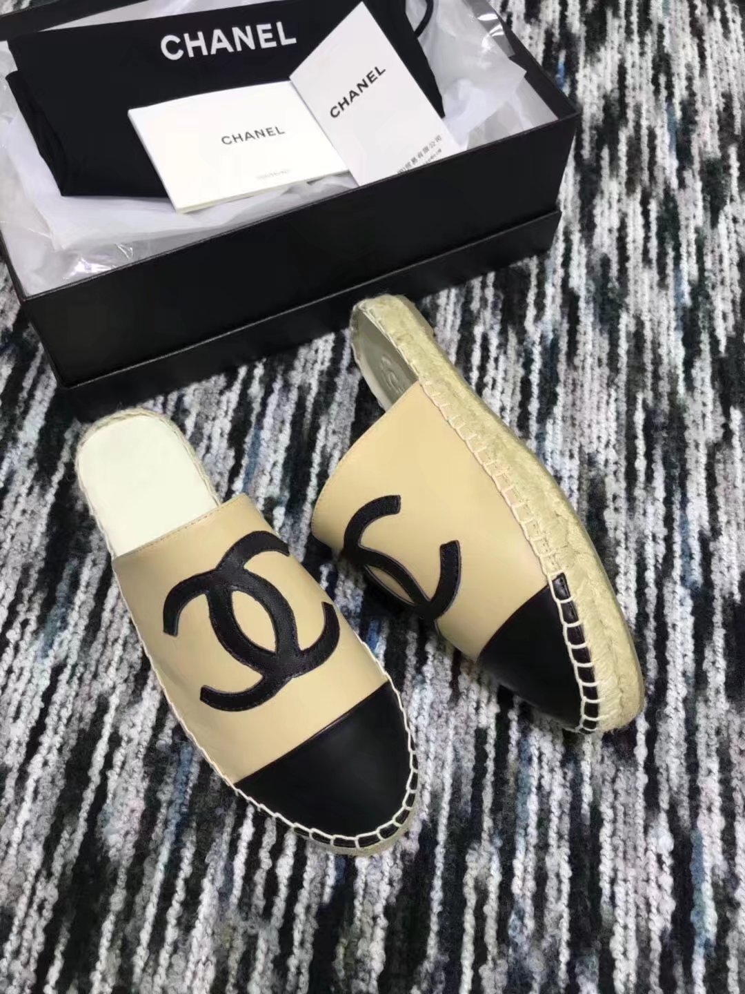 Chanel Slippers CH2287LRF Apricot