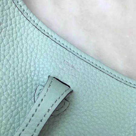 Hermes Evelyne mini 17cm Messenger Bag Original Calf Leather H1187 Light Green