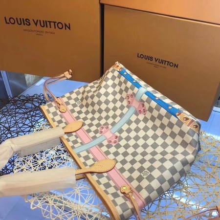 Louis Vuitton Damier Azur Canvas neverfull M40156