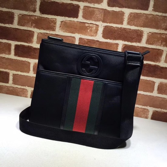 Gucci Canvas Messenger Bag 181067 black