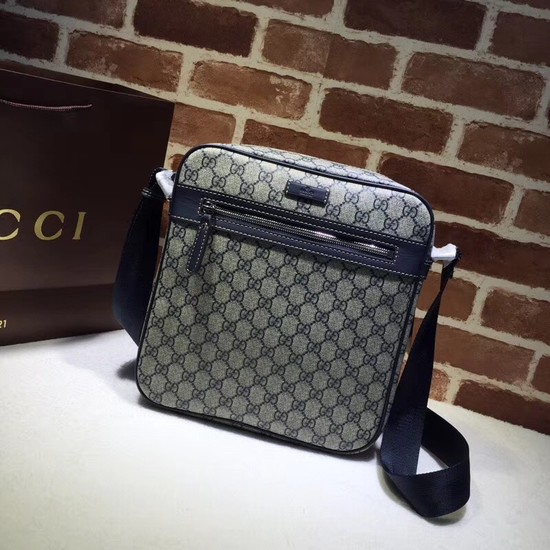 Gucci Courrier GG Supreme Messenger Bag 401448 Blue