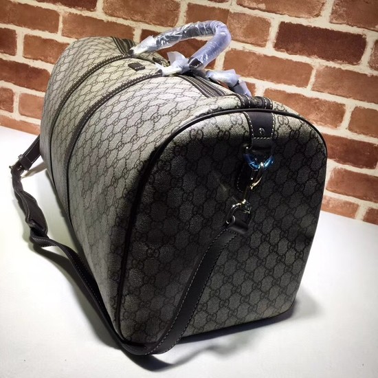 Gucci PVC Keepall Strap Travel Bag 206500 Blue