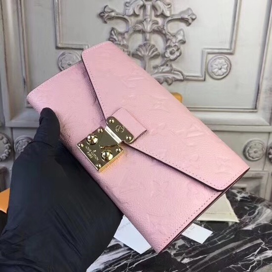 Louis Vuitton Monogram Empreinte PALLAS WALLET M62458 pink
