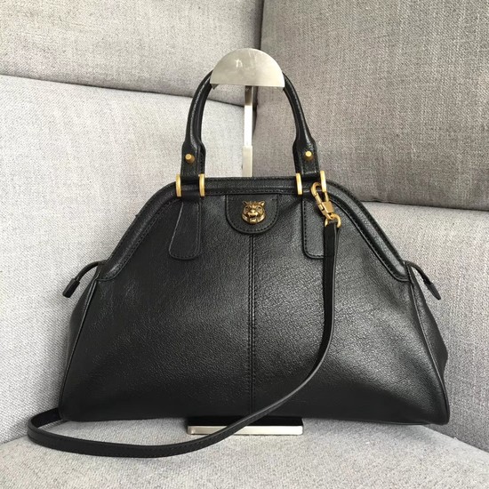 Gucci RE Medium Top Handle Bag Style 516459 Black