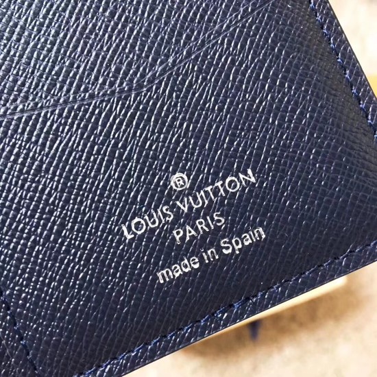 Louis Vuitton EPI leather Card package 63516 blue