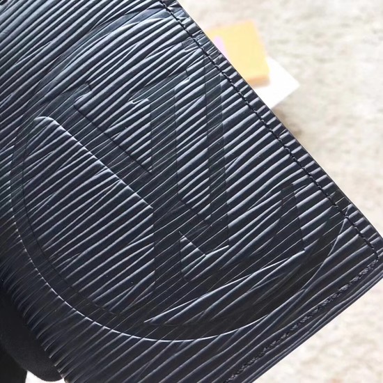 Louis Vuitton EPI leather Card package 63516 black