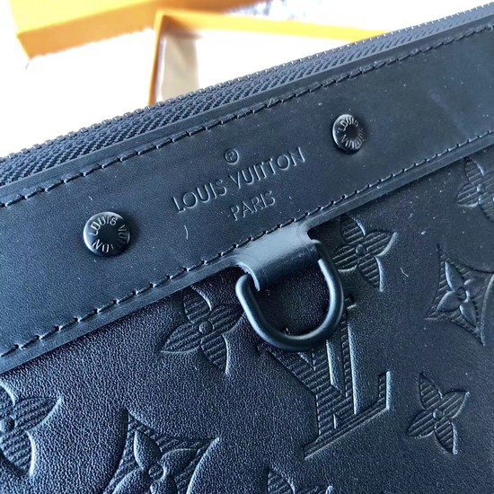 Louis Vuitton Clutch Bag POCHETTE APOLLO 62903 black