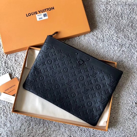 Louis Vuitton Clutch Bag POCHETTE APOLLO 62903 black