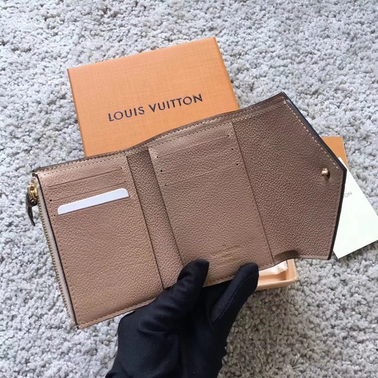 Louis Vuitton Original Monogram Empreinte Wallet 62305 Apricot