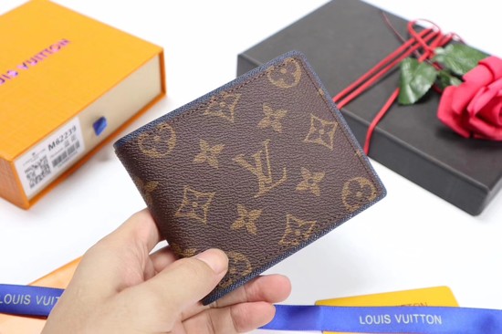 Louis Vuitton Split Monogram Canvas Wallet M62239 brown