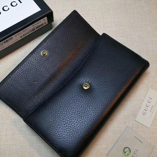 Gucci Calf leather Wallet 337335 black