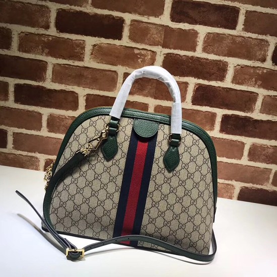 Gucci Ophidia GG medium top handle bag 524533 green