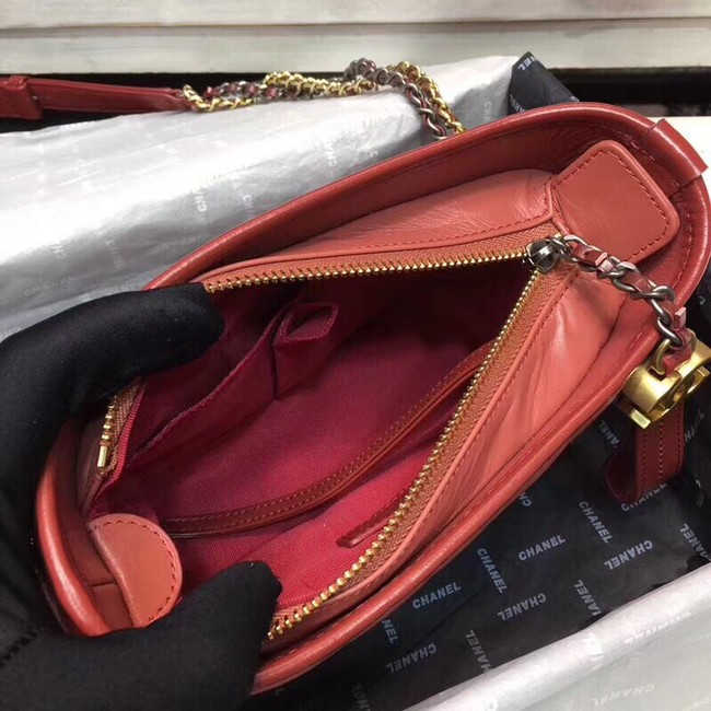 CHANEL GABRIELLE Original leather Hobo Bag A93841 red