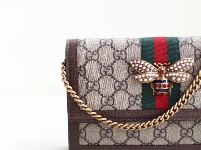 Gucci Queen Margaret GG mini bag 476079 brown